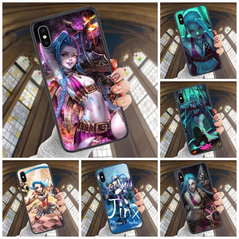 

League Legends Lol Jinx Zed Newest For Huawei nova 9 8i 8 7 7i 2s 3 3e 3I 4 4E 5 5i 5T 5z 6 Pro Se Mobile Pouch Shell