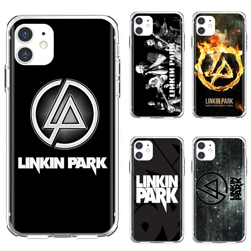 Силиконовый чехол для Huawei P30 P40 P20 P7 P8 P9 P10 Lite Plus Pro 2015 2016 2017 Mini Band-Burn-Linkin-Park-group |