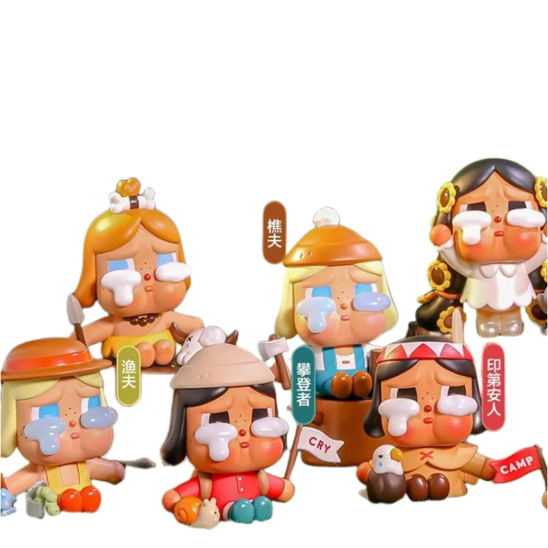 

POPMART Crybaby Jungle Adventure Series Blind Box Confirmed Creative Kawaii Figure Model Decoration Gift Mystery Box kids toys