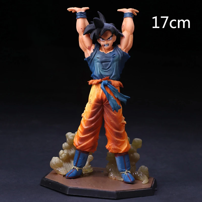 

17cm Anime Dragon Ball Zero Son Goku Genki Dama Spirit Bomb Action Figures Collectible Model Doll Toys Fighting Anime Figures