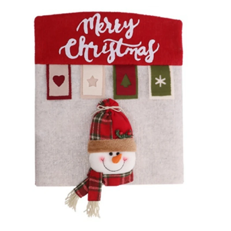 

Christmas Decorations Cartoon Doll Chair Cover Elk Table Chair Cover Kitchen Dress Up Props Home Decor