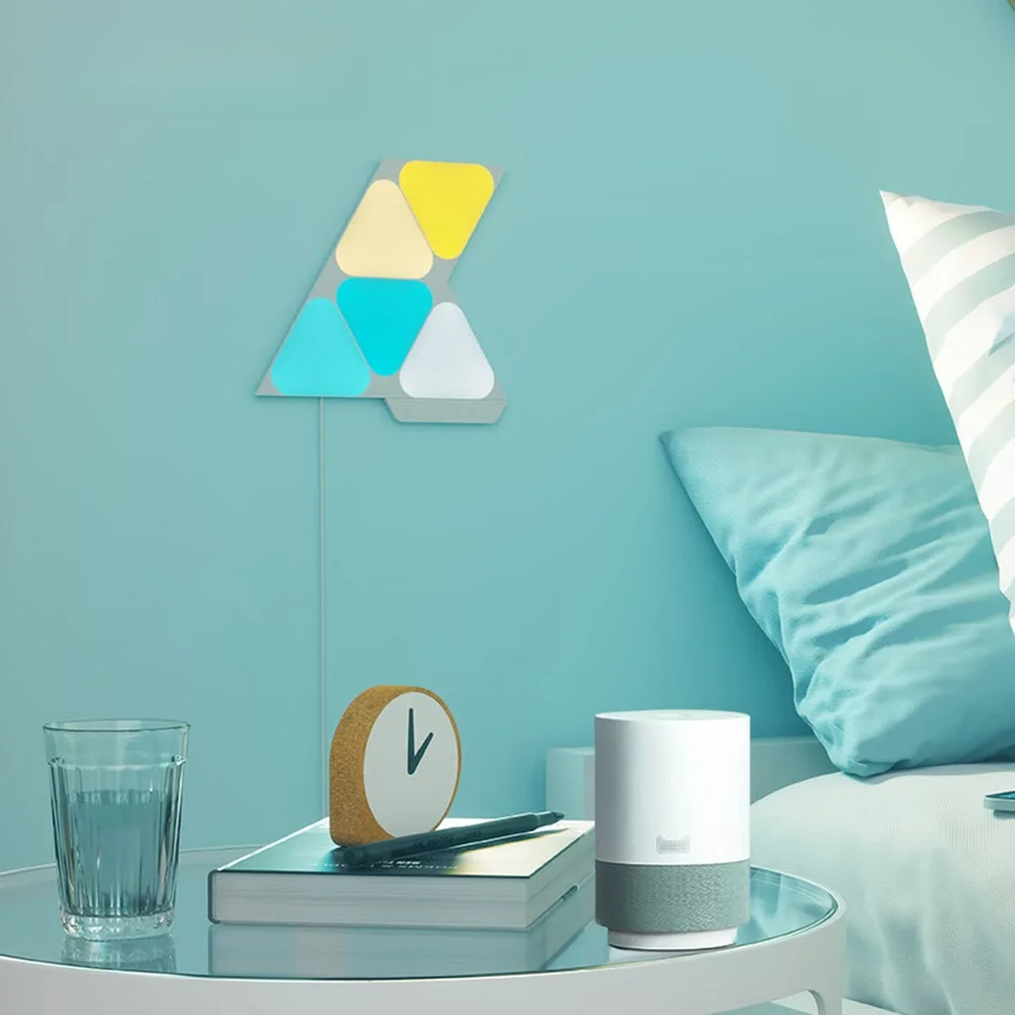 Интеллектуальная световая панель Nanoleaf, мини-светильник в форме треугольника, комплект из 10 штук (без блока питания и контроллера) (art.: 3920dc6cb35c7) - 3920dc6cb35c7