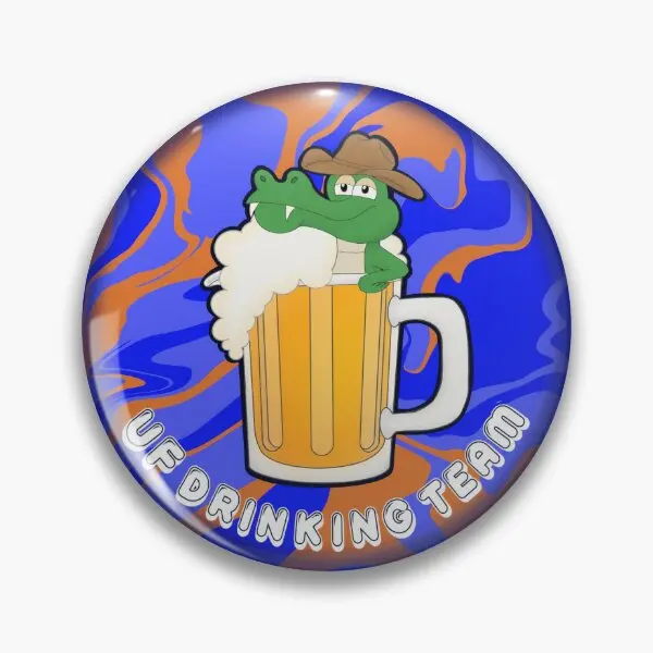 Мягкая булавка для задней двери Uf Drinking Team брошь значок лацкана подарок любимого