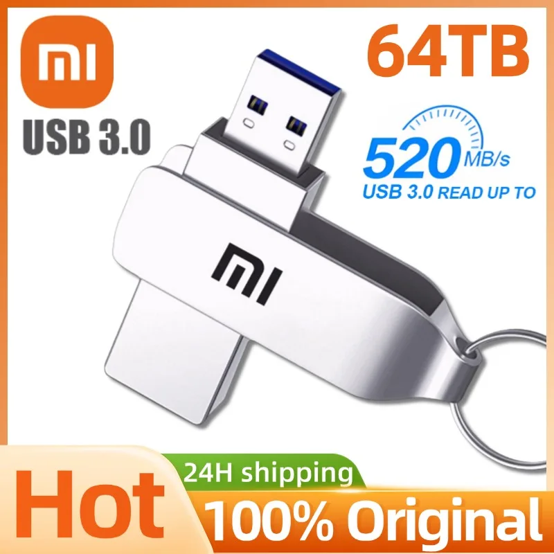 Оригинальные флэш-накопители Xiaomi 64 ТБ USB3.0 U-диска OTG 32