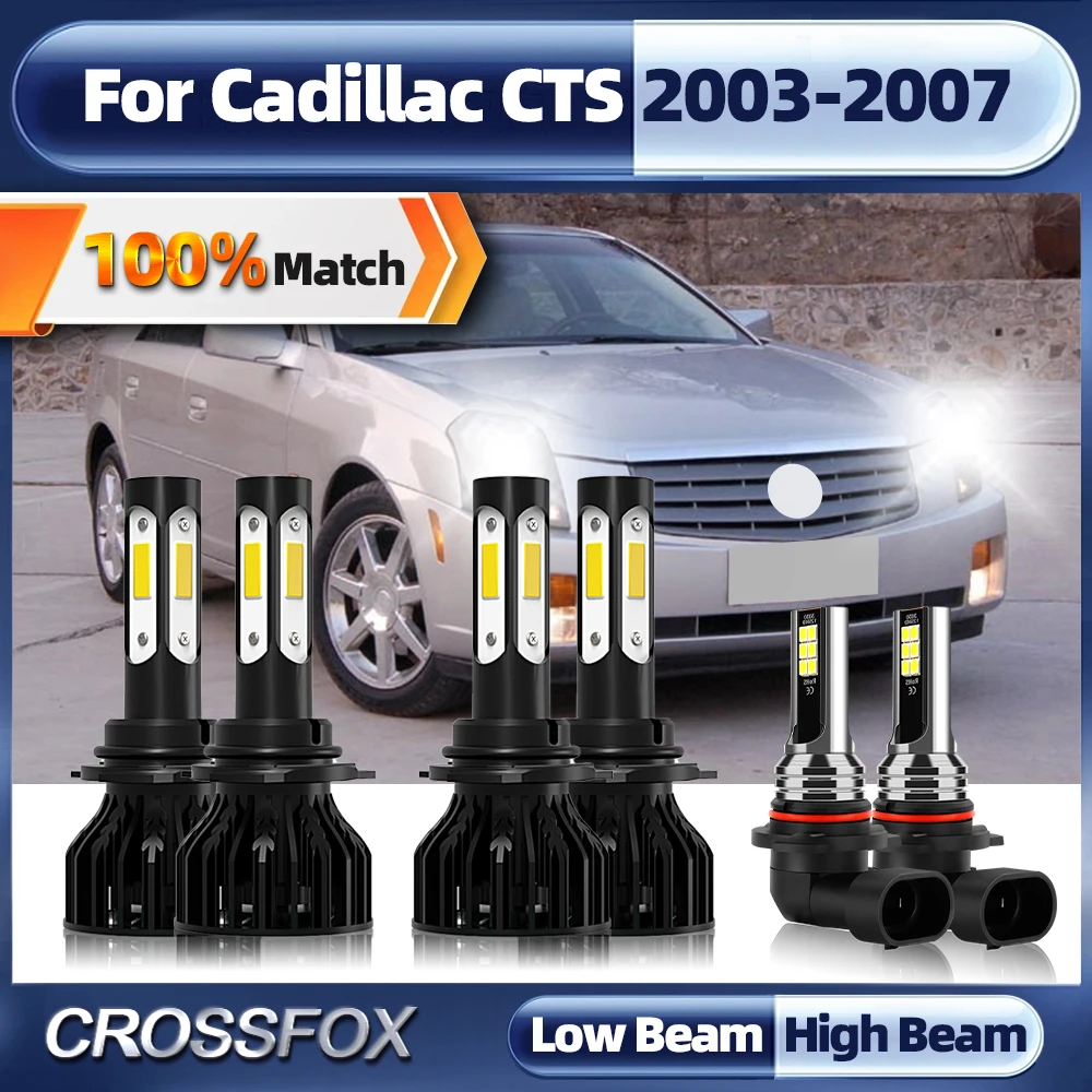 

Turbo LED Headlight Bulbs 360W 60000LM 9005 HB3 9006 HB4 Car Headlamp Auto Fog Lamps For Cadillac CTS 2003 2004 2005 2006 2007