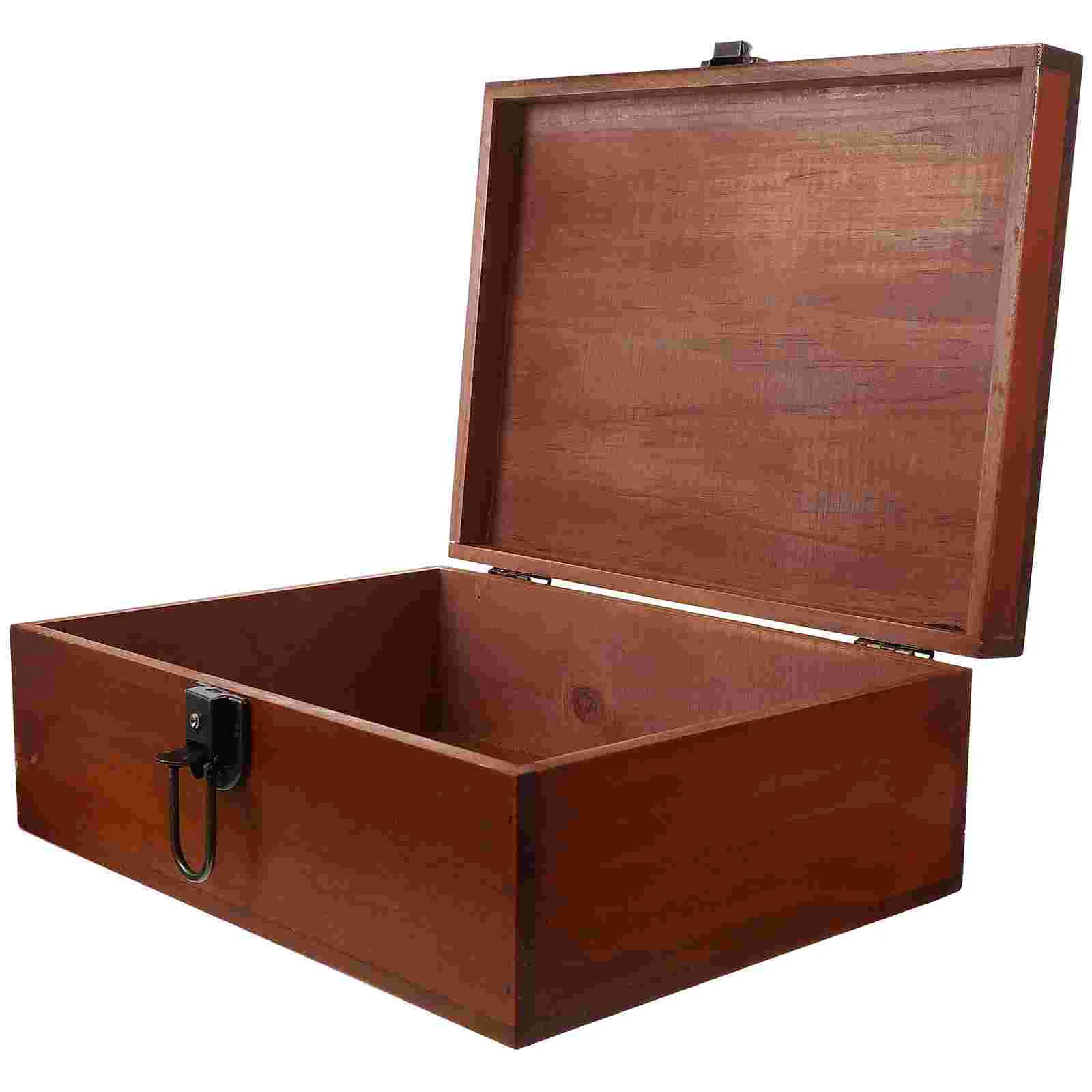 

Wooden Storage Jewelry Box Display Case Pine Earring Holder Organizer Jewellery Women Miss Tray