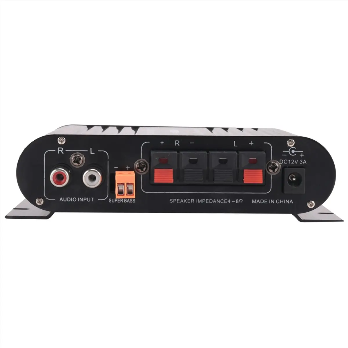 Фото T81C! Автомобильный Hi-Fi усилитель ST-838 2.1 канала, мини-усилитель MP3 с AUX-входом, регулировкой высоких и низких частот, Super Bass, 20Вт x 2 + 40Вт №1