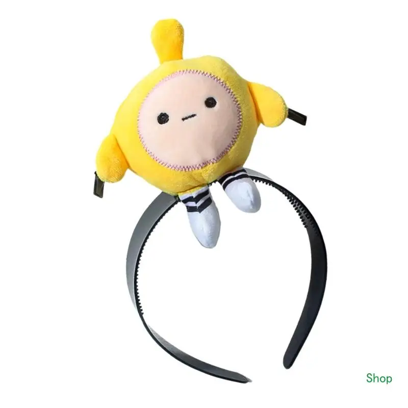 Прямая поставка забавная повязка для волос с челкой заколки поделки школьных игр