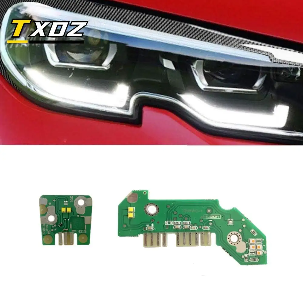 Белая плата DRL ангельские глазки для 2020 2021 BMW 3 серии G20 G21 320i 330i M340i светодиодные