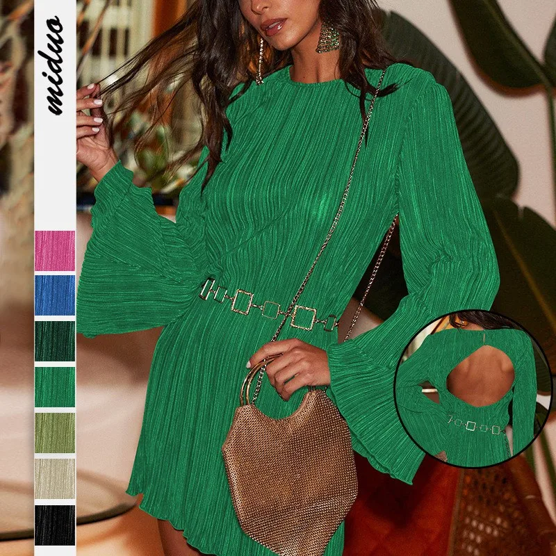 

Beach Cover Up For Women Luxury Swimsuit Female Clothing 2023 Hollow Out Dress Long Sleeve Pullover Solid Color Sexy Sparkling