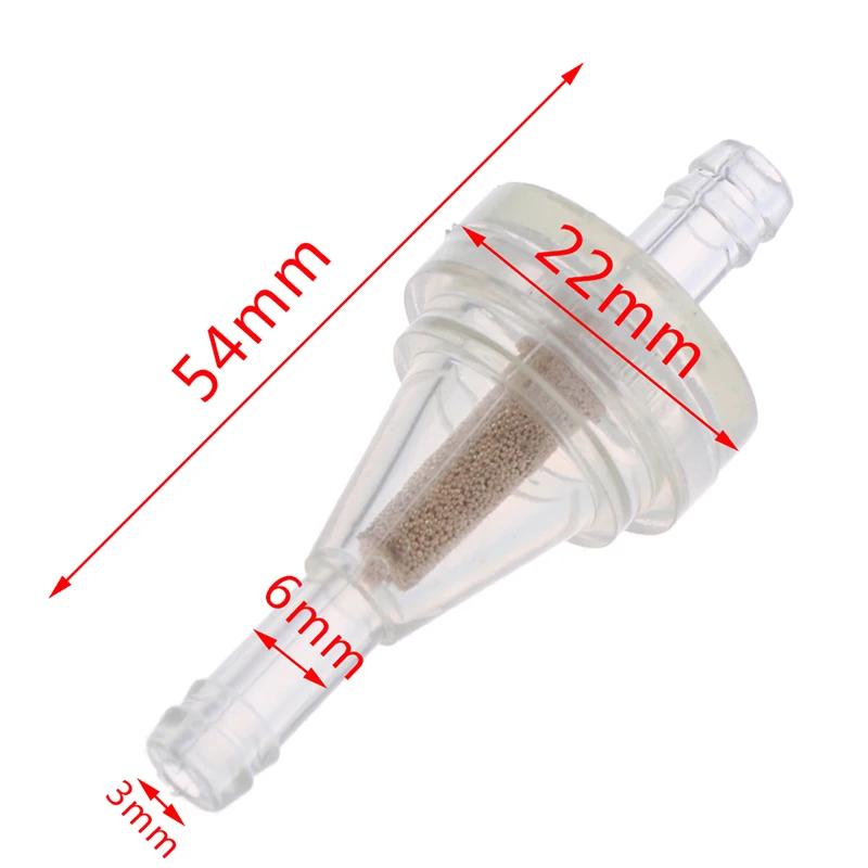 

Маленький пластиковый Универсальный мини-фильтр для газа, бензина, масла, 1/4 дюйма