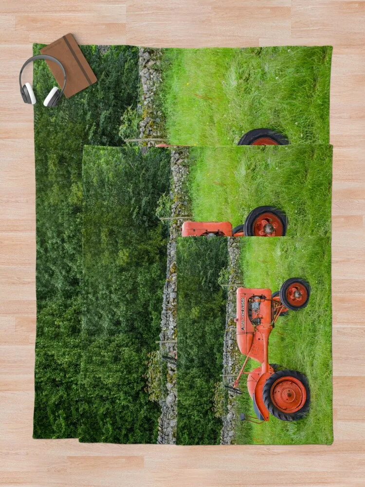 Allis оранжевое тракторное одеяло плед на диван пушистые мягкие Роскошные пледы