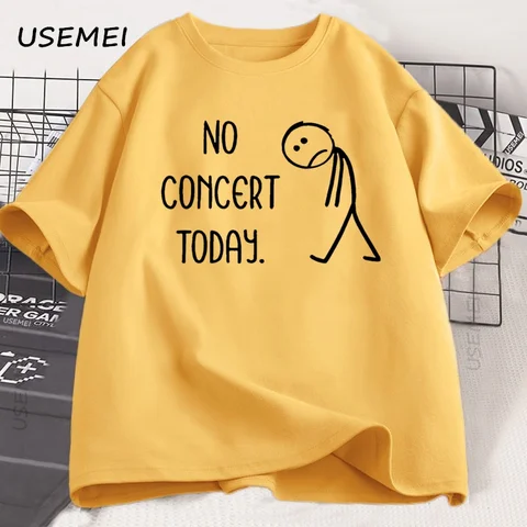 Футболка USEMEI No Concert Today хлопок