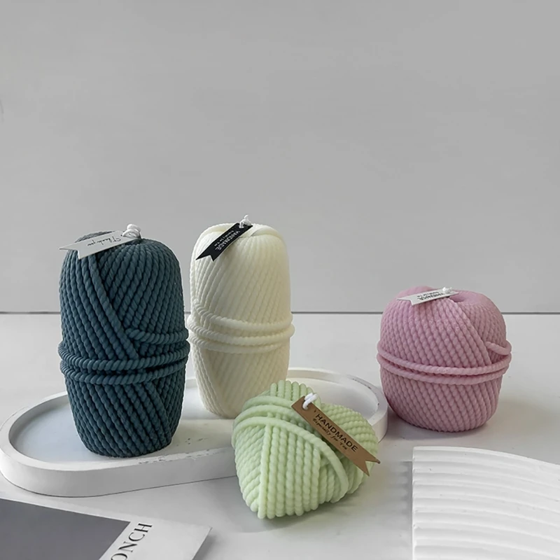 Гибкая силиконовая форма для создания волчьих свечей небольшая свечей-колонн