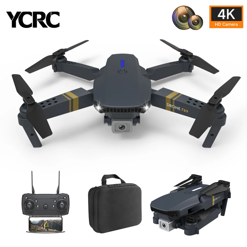 

F89 Новинка 2022 Профессиональный Дрон с двойной камерой HD 4k Бесплатная доставка складные мини-дроны вертолет Радиоуправляемый квадрокоптер и...