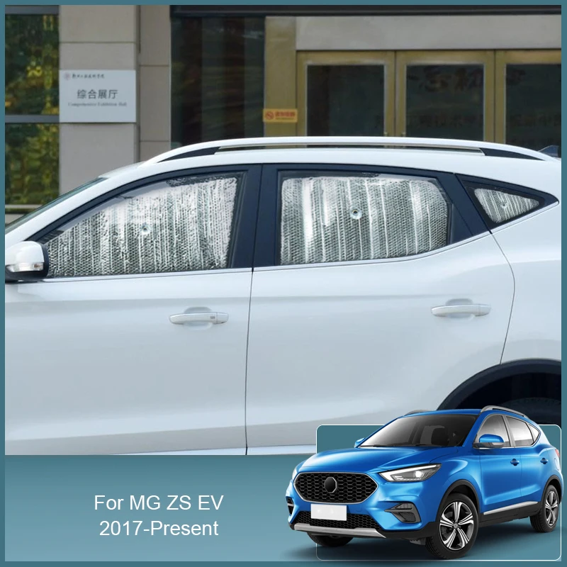 

Car Front Windshield Sunshades UV Protection Cover Window Curtain Sun Shade Visor Accessory For MG ZS EV 2017-2025