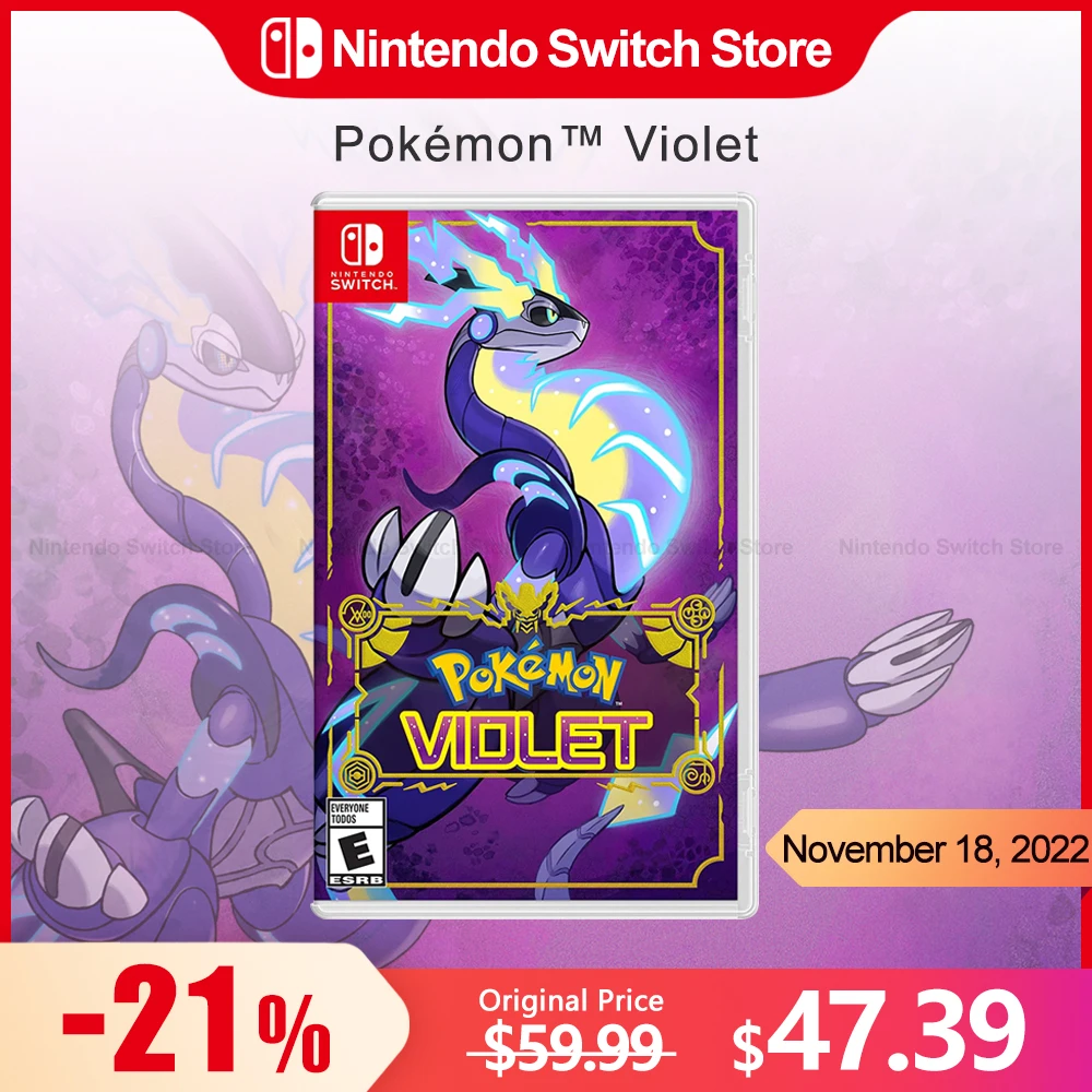 Pokemon Violet игры для нинтендо свитч 100% Оригинальные игровые карты В отношении Switch OLED Lite