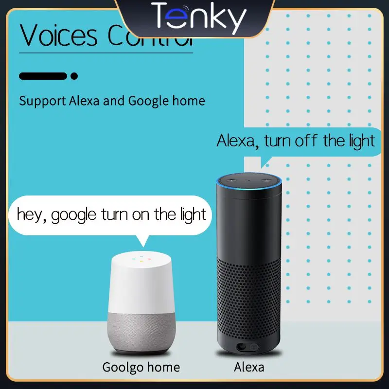 

Hands-free Voice Control Wifi Smart Light Bulb Adapter Ewelink 90-250v Light Bulb Wireless E27 E26 Smart Home Smart Lamp Holder