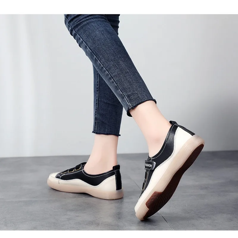 Женские кроссовки ручной работы из натуральной кожи на мягкой подошве обувь для