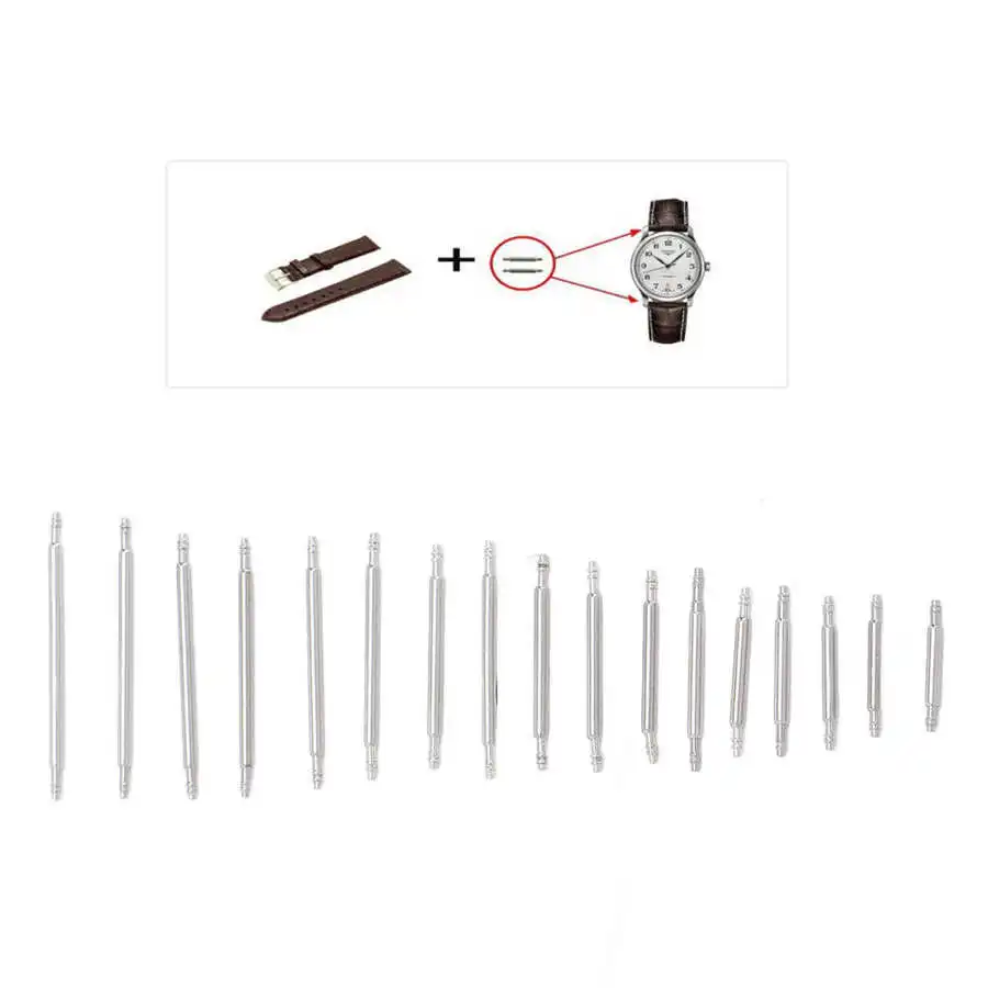 

340 шт. 10-26 мм ремешок для часов из нержавеющей стали, пружинный ремешок для часов, аксессуары для наручных часов, браслет, Ремонтный инструмен...