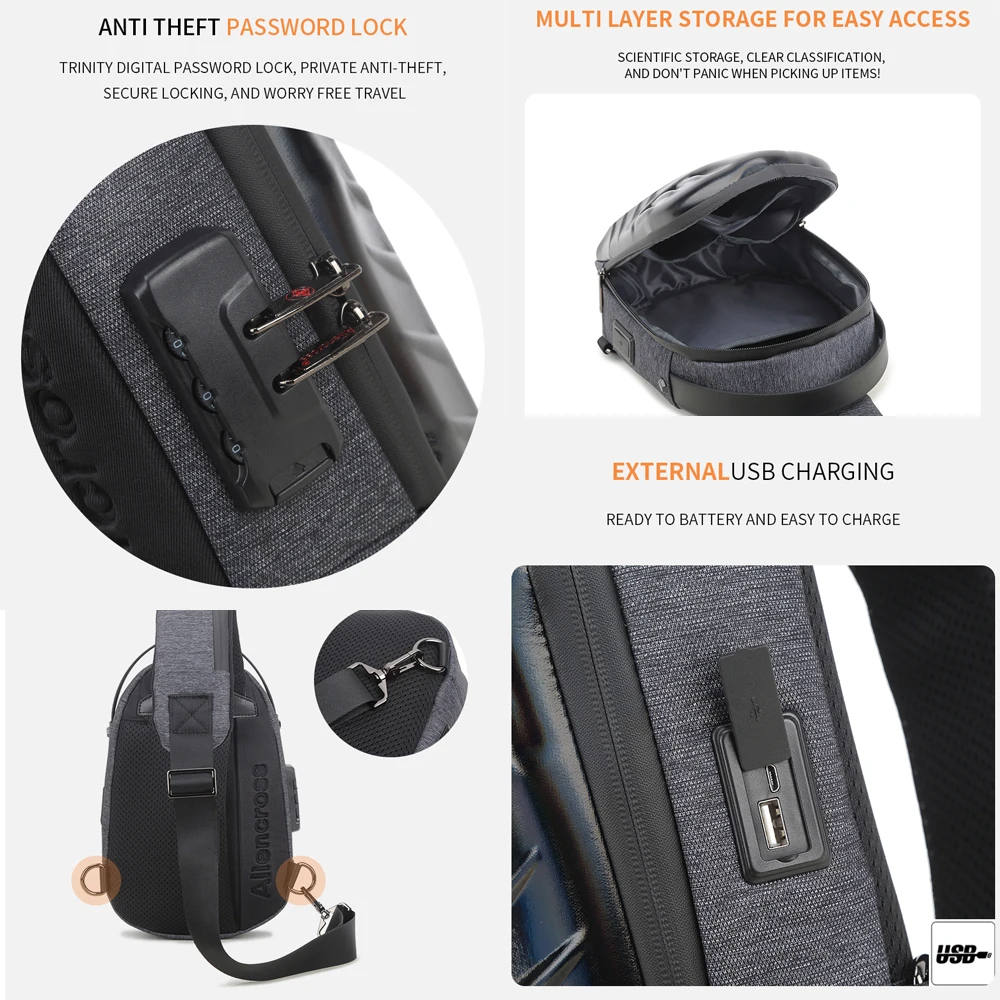 Рисунок 3 - Мужская водонепроницаемая нагрудная сумка Aliencross