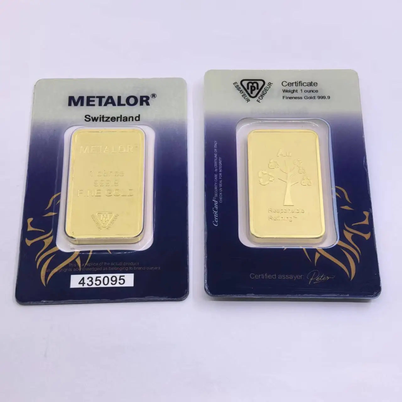 

Золотой слиток Valcambi 1 унция