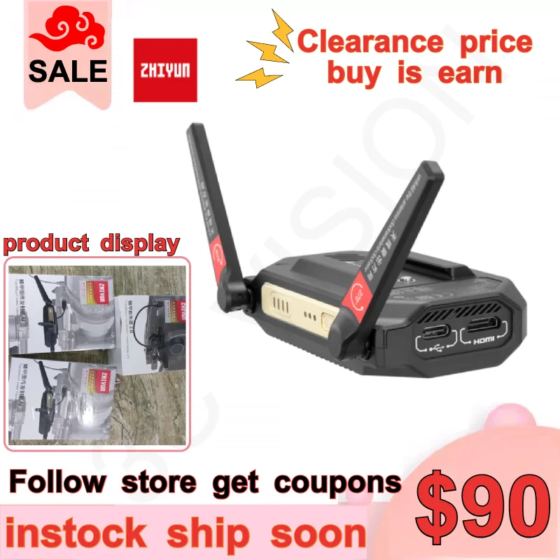 

ZHIYUN TransMount Image Transmitter cov-01 cov-03 AI 1080P HD Image Transmission for WEEBILL S Stablizer Canon Sony Camera