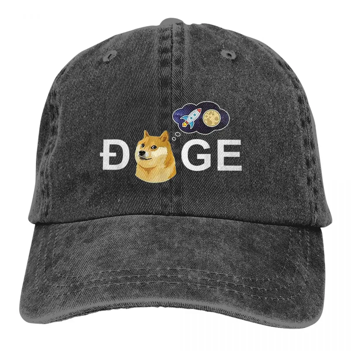 

Summer Cap Sun Visor Dogecoin Doge HODL To The Moon Crypto Meme Hip Hop Caps Bitcoin Cryptocurrency Art Cowboy Hat Peaked Hats