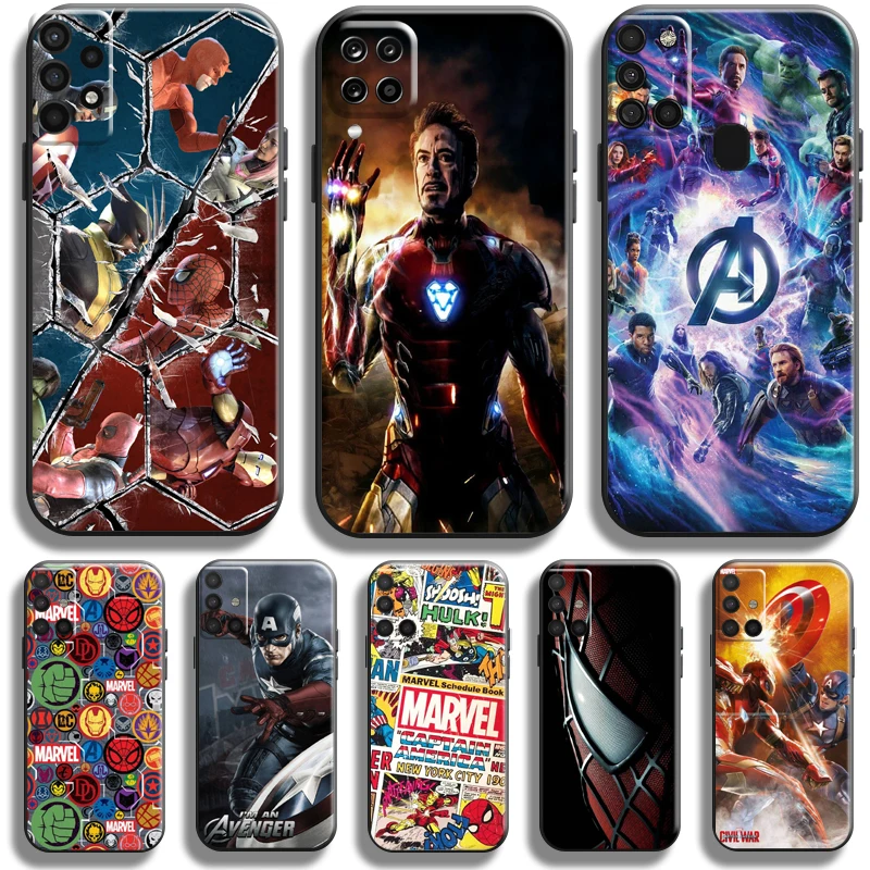 

Marvel Avengers Iron Man For Samsung Galaxy A11 A12 A20 A21 A21S A22 A30 A31 A32 A42 A51 A52 A70 A71 A72 5G Phone Case Soft