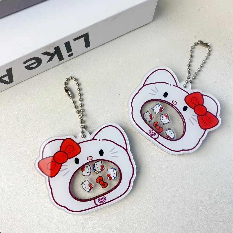 

Sanrio Kawaii Hello Kitty фотоподвеска из акриловой смолы милый творческий мультяшный подарок для девочек на день рождения периферийный
