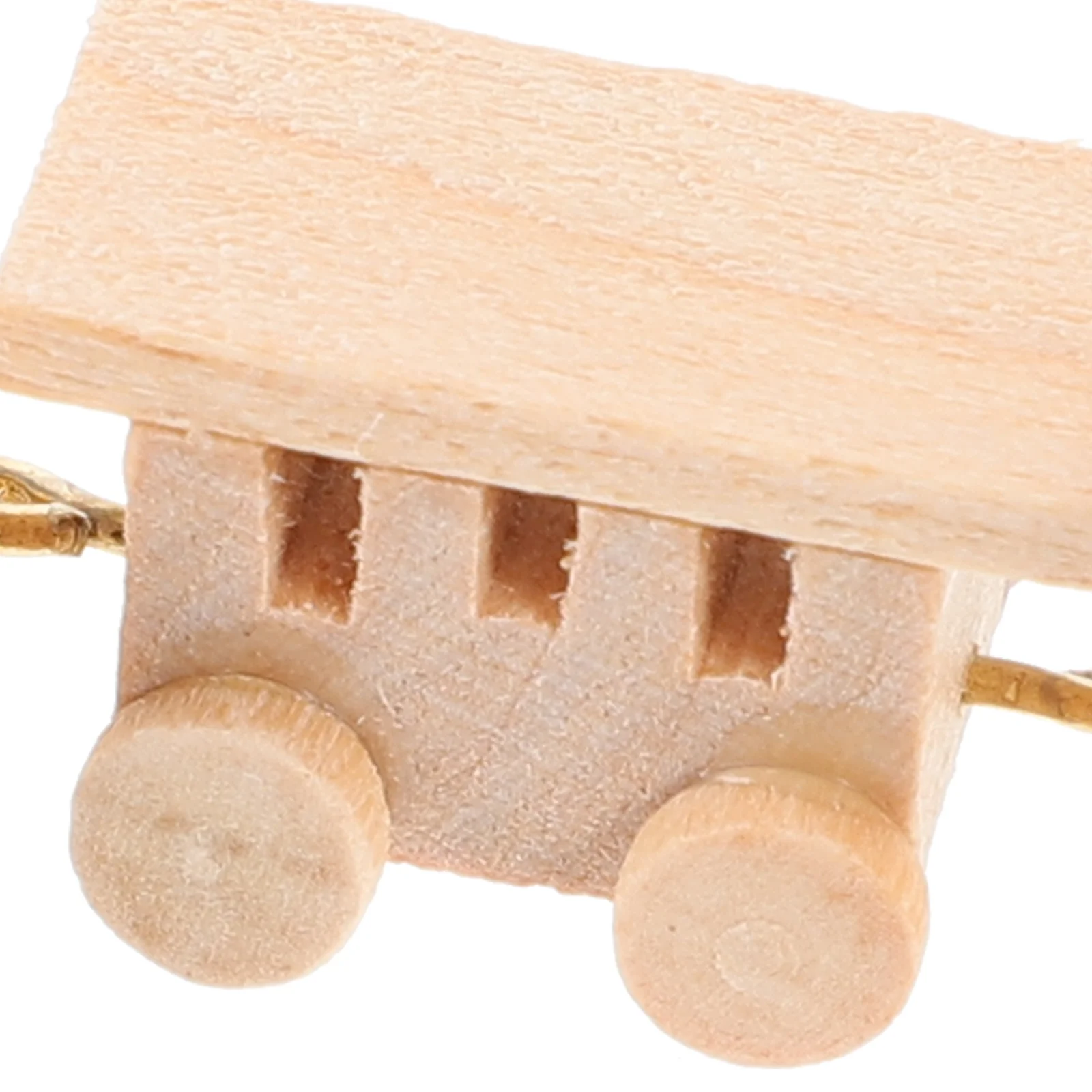 Мини-деревянный поезд модель игрушки декор сделай сам кукольный дом украшение