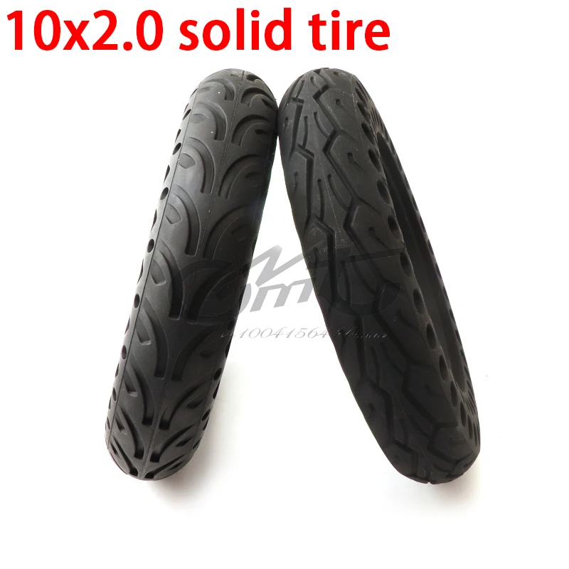 

10 inch 10x2.0 honeycomb solid tire for Xiaomi M365 Xiaomi No. 9 Ninebot G30 Electric Scooter Explosion-Proof Tire parts