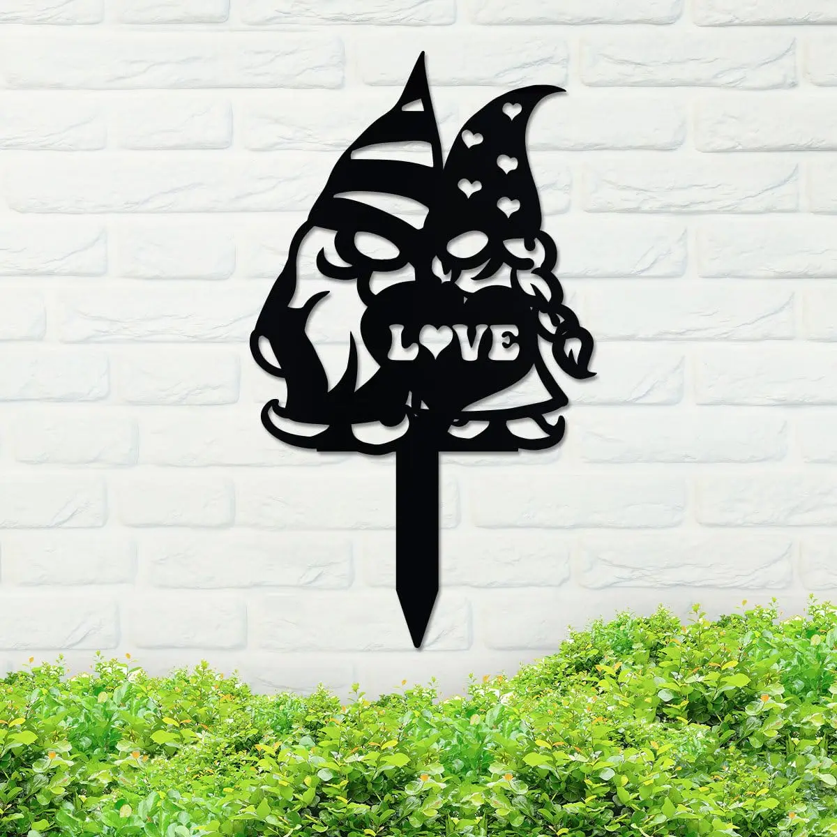 Завосстанавливающий металлический знак для любителя двора: входа на лужайке и