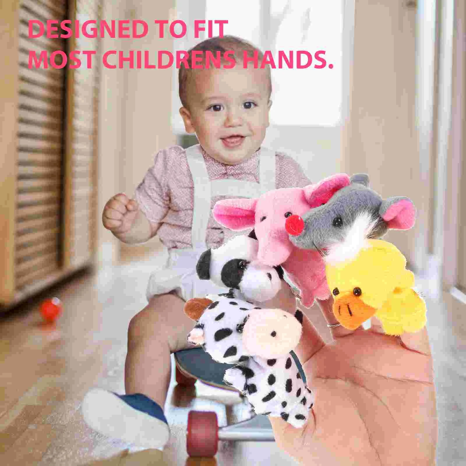 10 шт. рассказывающие истории пальчиковые куклы животные классический Хэллоуин