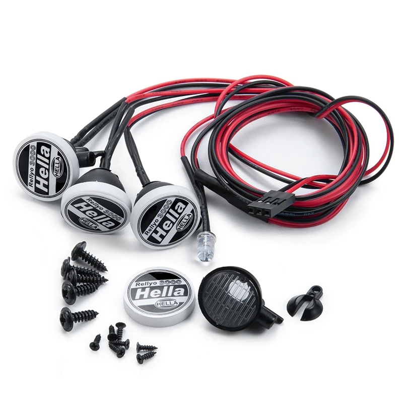 

4 шт., детали для фар Axial SCX10 Wraith RR10 TRAXXAS TRX4 TRX6 1/10