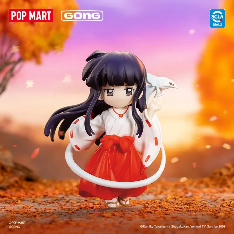 Фото POP MART GONG Инуяша: Путешествие эпохи Воюющих царств, серия Blind Box, загадочные коробки, игрушки, милые украшения, фигурки, декор для дома и рабочего стола №1