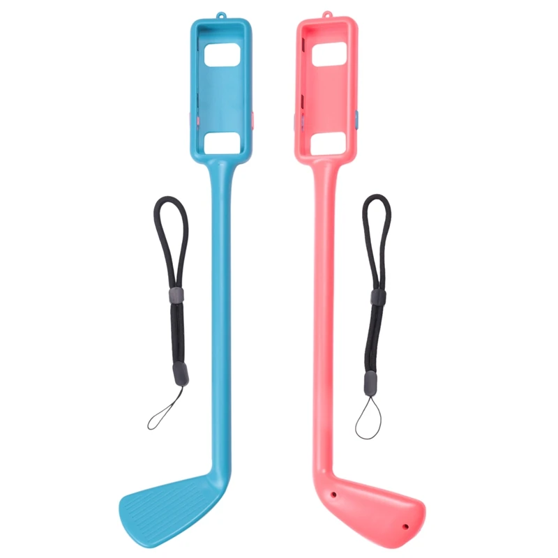 

2PCS Telescopic Golf Clubs For SWITCH Mario Controller For NS Left And Right Handle Golf Games Accessories
