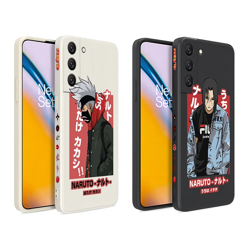 

N-narutos Anime Itachi Phone Case For Samsung Galaxy S23 S22 S21 S20 Ultra Plus FE S10 S9 Note 20 10 Plus Silicone Cover