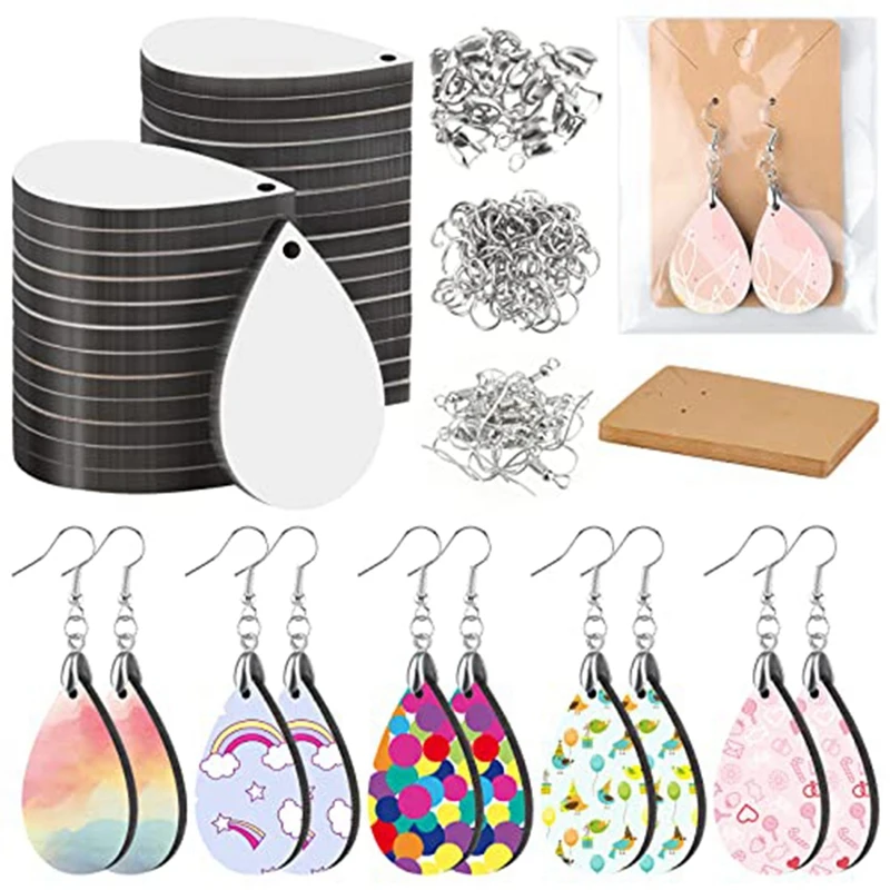 

Пустые серьги с сублимационной печатью, 30 шт.