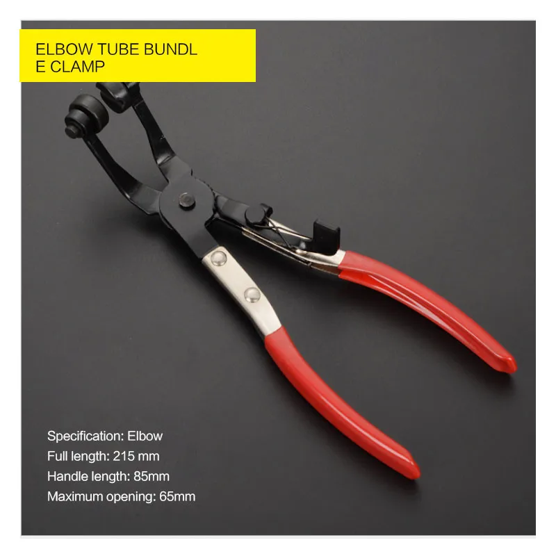 Auto Car Repairs Bent Nose Hose Clamp Pliers Hand Tools Cable Type Flexible Wire Long Reach Hose Clip Pliers Hand Tools Set