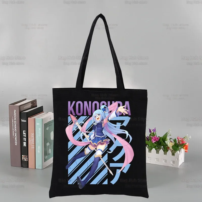 KonoSuba Megumin женская сумка через плечо Холщовая Сумка Kono Subarashii Kazuma сумки для шопинга