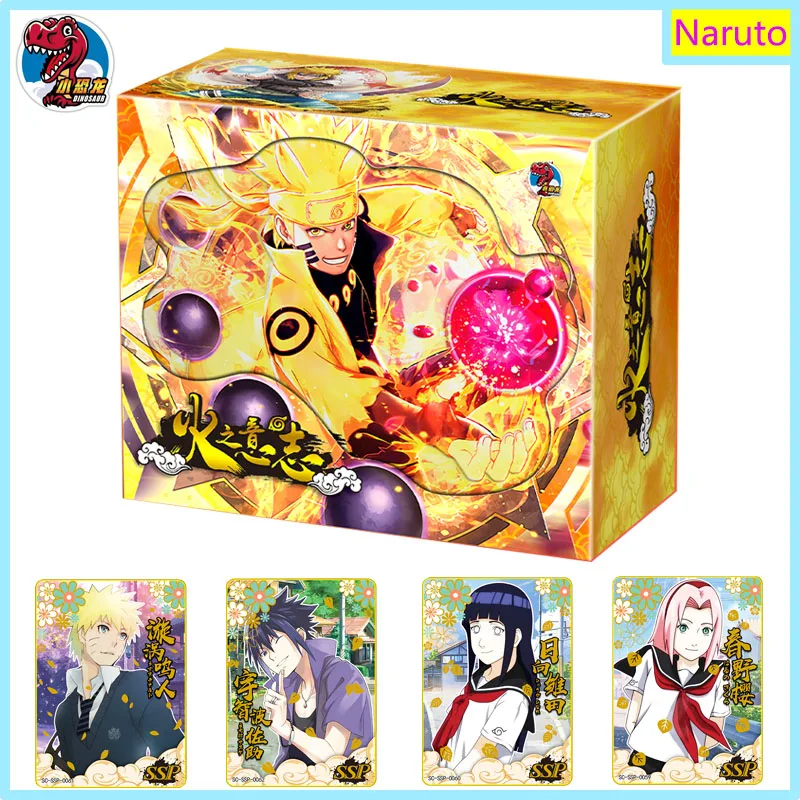 

Newest Naruto Cards Booster Box Anime Character Haruno Sakura Rare Peripheral TCG Game Playing Card Children Birthday Gifts Toys