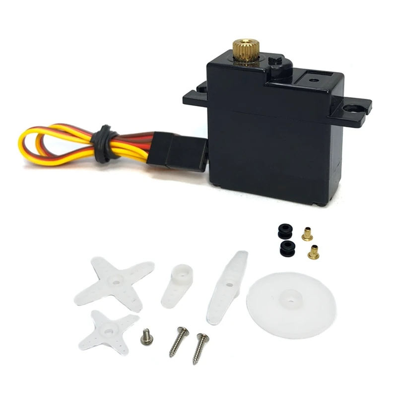 

Сервопривод с 3 Проводами и металлической шестерней для Wltoys 144001 144002 144010 124016 124017 124018 Радиоуправляемая машинка