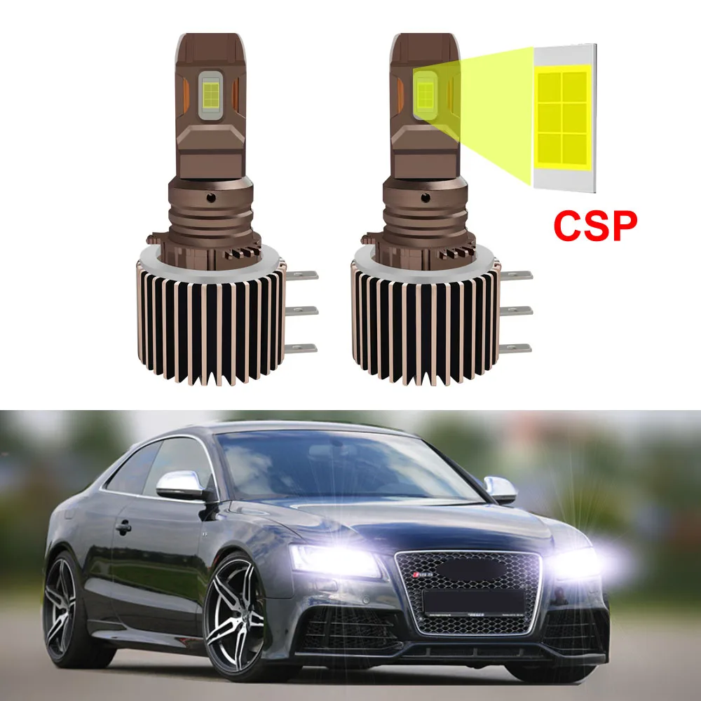 Светодиодные лампы для фар H15 Audi A5 S5 2010 2011 2012 дальнего света с дневными ходовыми