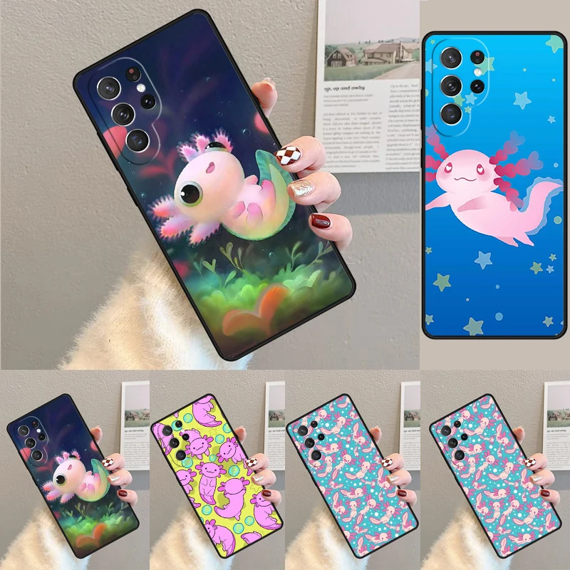 Чехол для Samsung Galaxy S24 Ultra S21 S22 S8 S9 S10E Note 10 20 Plus FE S23 чехол телефона с милыми животными