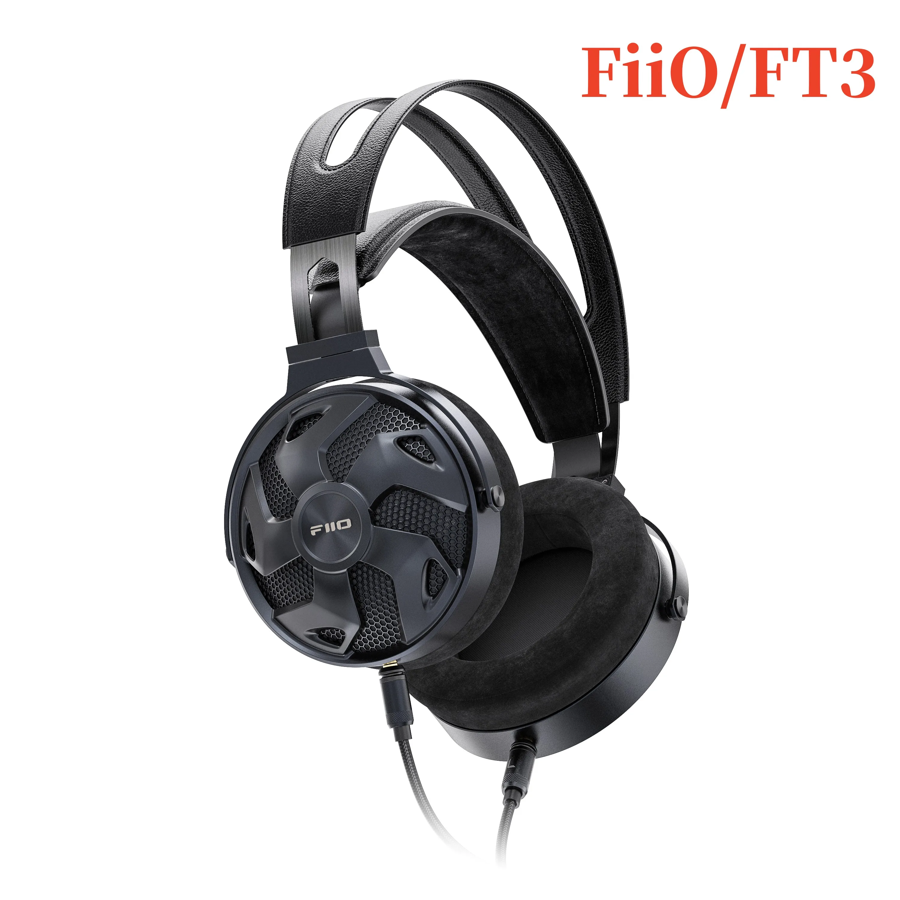 FiiO/FT3 металлические большие динамические Проводные открытые наушники с высокой