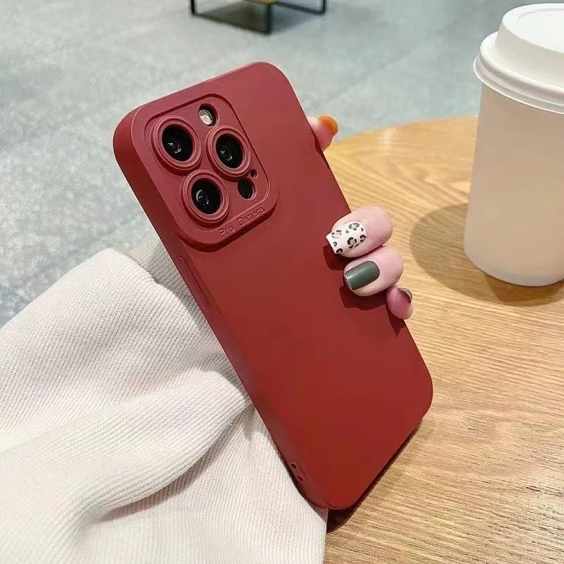 Простой Противоударный чехол для телефона Vivo X100 X80 X90 X70 X60 Pro Plus IQOO 12 11 10 9 8 5 11s 7