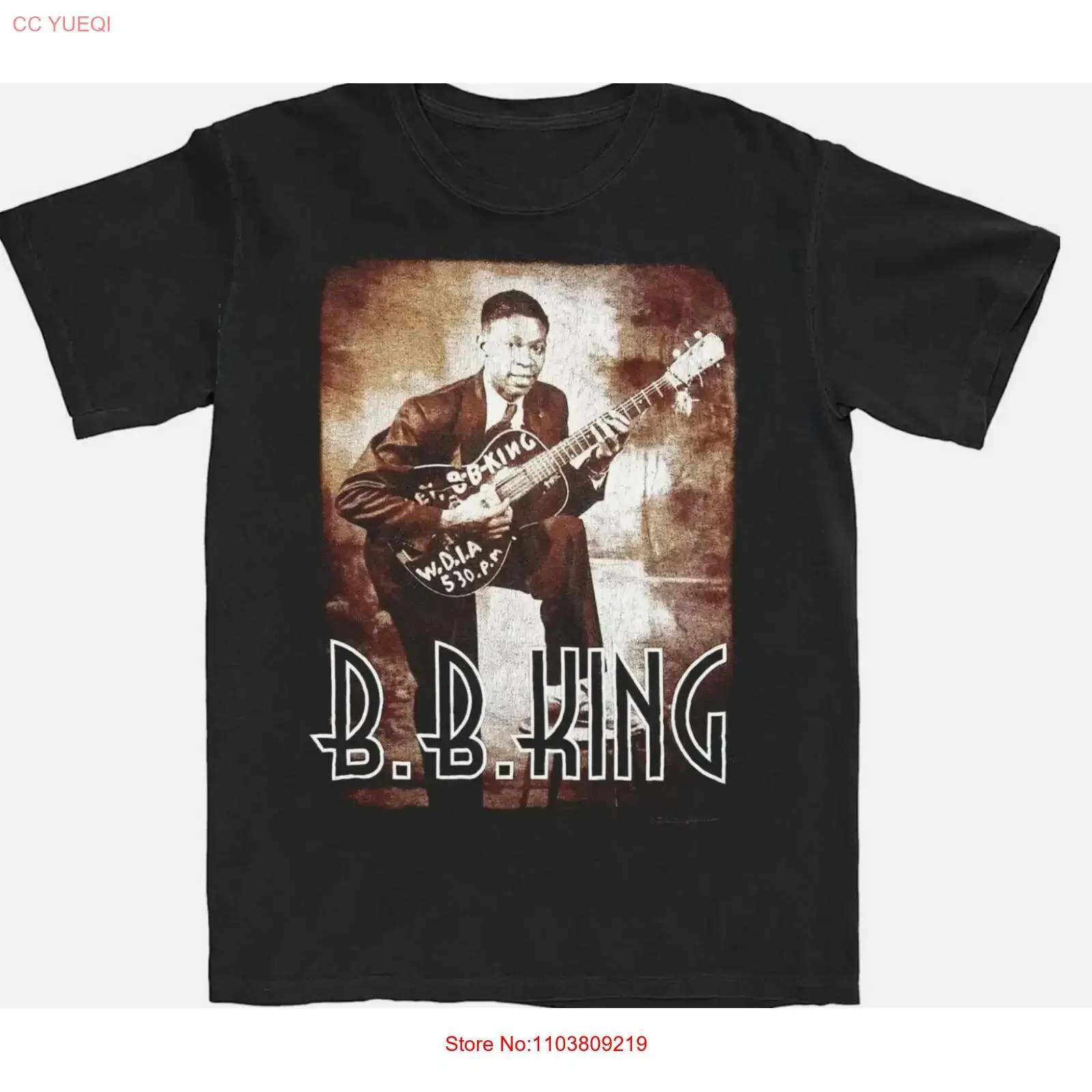 Фото 80s BB King For Fans Мужская футболка всех размеров 1N4259 винтажная стильная мужская повседневная стильная удобная дизайнерская одежда уличная одежда №1