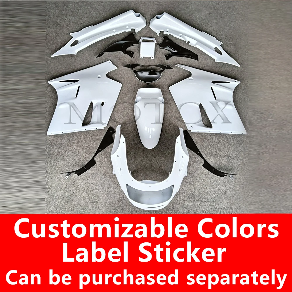 

Customizable Colors Label Sticker Motorcycle Fairing Bodywork Kit Set Fit For KAWASAKI ZZR1100 ZZR 1100 1990 - 1992 Unpainted