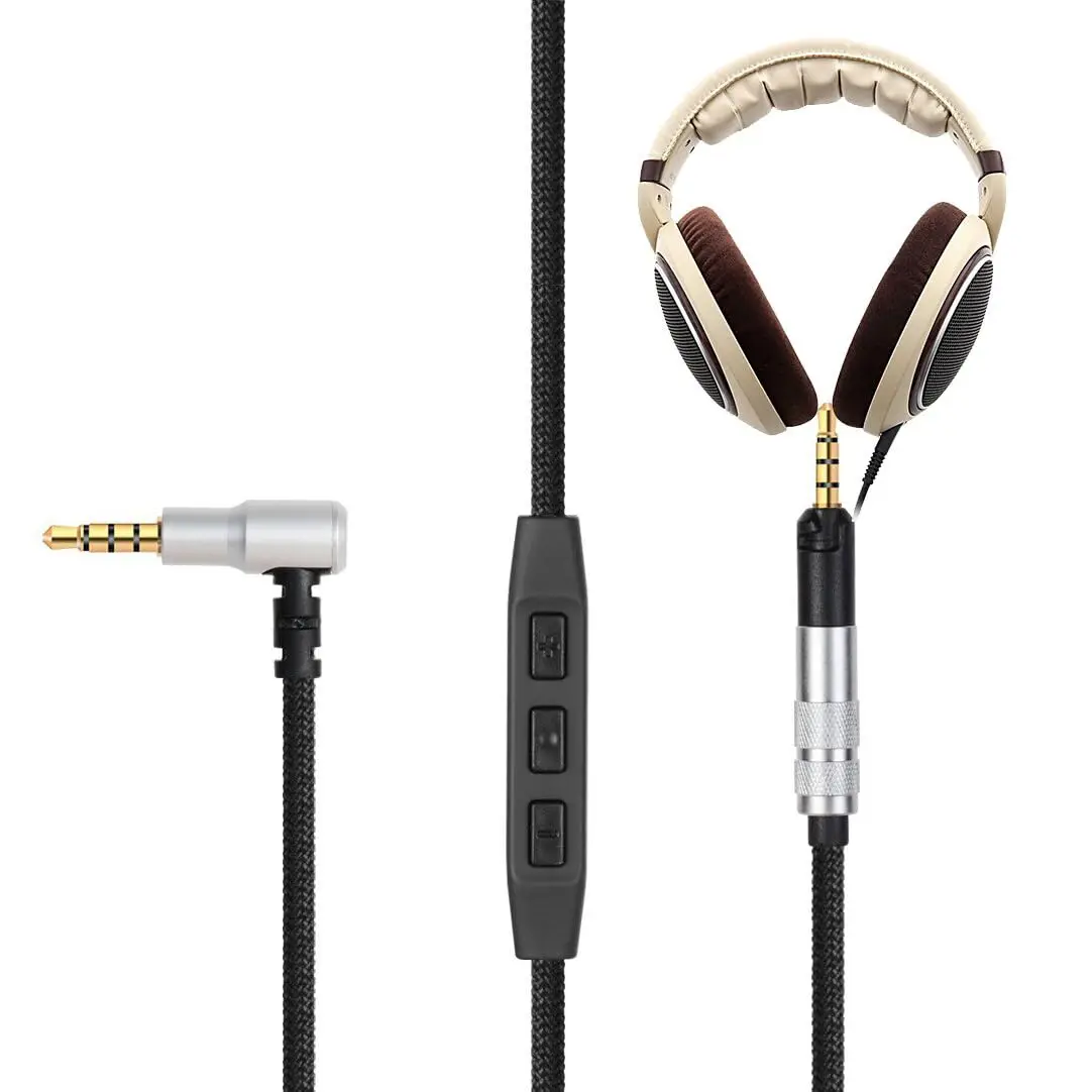 Стробочный кабель HD598 совместимый с Sennheiser HD 598 SE/CS/SR 518/599/400 Pro/2 30 1 25 метра/4 фута (с
